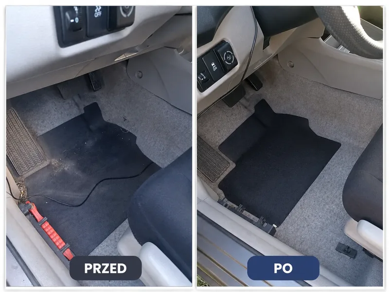 Honda Insight - czyszczenie wnętrza auta